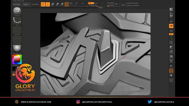 Zbrush Sculpting timelapse - Thorous the Dwarf warrior смотреть онлайн