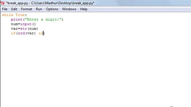 Python Programming Tutorial 19 Application of Break Statement смотреть онлайн