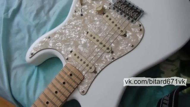Пластиковый пикгард для Fender Stratocaster из Китая смотреть онлайн