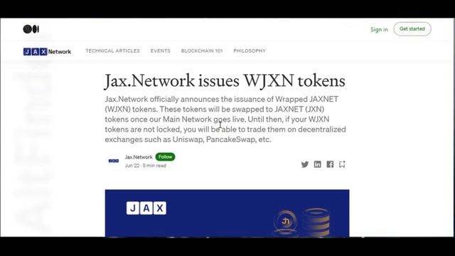 Jax.Network — Прогрессивный крипто проект — Обзор смотреть онлайн