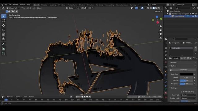 Convert your 2D png into a sparkling 3D model with Blender смотреть онлайн