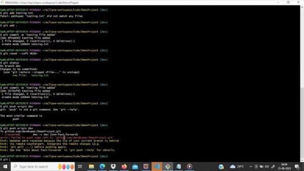 How to delete local and remote commit in git
