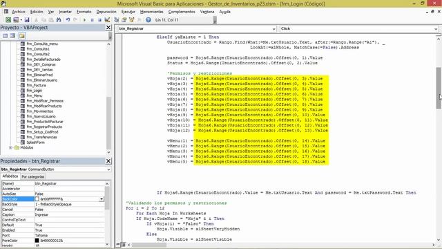 Gestor de Inventarios Parte 23 | Usuarios con Privilegios y Restricciones | VBA Excel 2013 #62 смотреть онлайн
