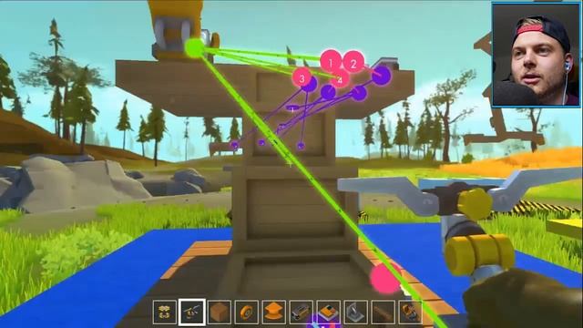 Scrap Mechanic! - CRANE CHALLENGE [FAIL]! Vs AshDubh - [#34] | Gameplay | смотреть онлайн