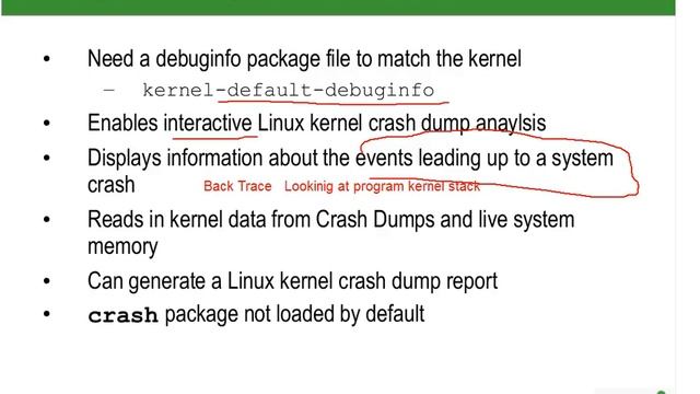 13 Linux Crash Analysis Lecture смотреть онлайн
