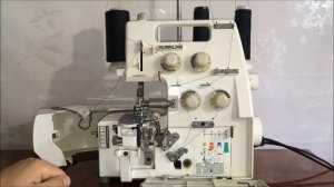 Оверлок TOYOTA SL355.Нестабильная строчка.Обзор.