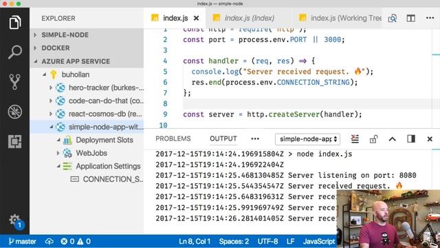 Deploying Node Apps Using Visual Studio Code смотреть онлайн