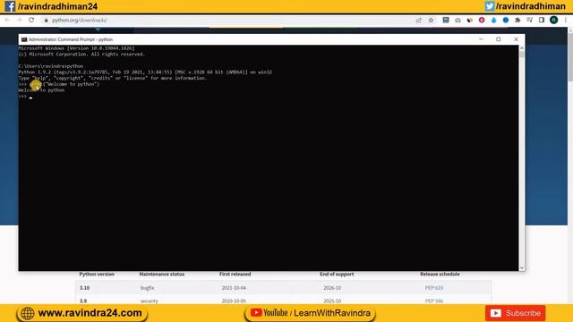 How to run python in Visual Studio Code| Run Python Program in command prompt and Visual Studio Cod смотреть онлайн
