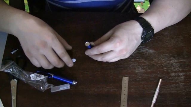 Посылка с Aliexpress: Лазерная указка, синий цвет (заказывал 2 штуки) смотреть онлайн