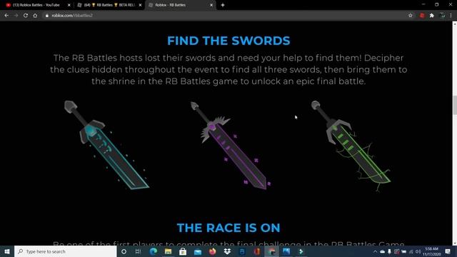 RB Battles Event How to get all Items | How to get all Swords on RB Battles Roblox 2020 (Full Guide смотреть онлайн