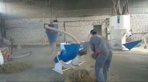 Измельчение сена - Измельчителем соломы ДПМC