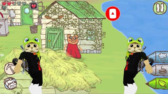 #4 История: ПИГГИ спасает ДЕТЕЙ в игре Стикмен | Draw a Stickman: EPIC 2 | Piggy vs Among Us смотреть онлайн