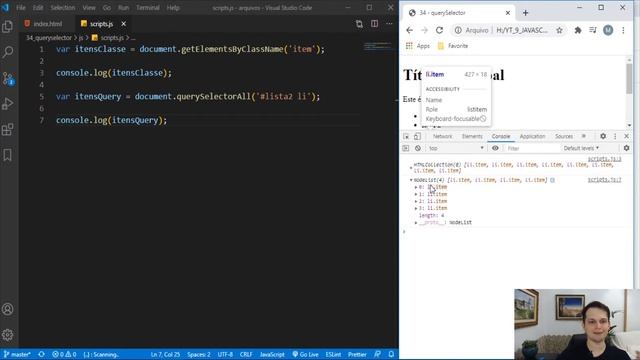 Curso JavaScript #36 - querySelector e querySelectorAll смотреть онлайн