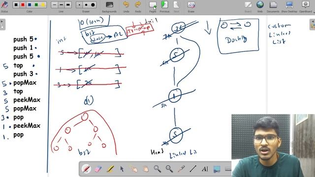 Max Stack Optimal approach | O(log(n)) | Leetcode 716 смотреть онлайн