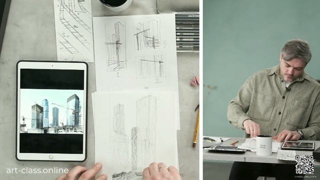 Создание индустриального пейзажа в графике смотреть онлайн