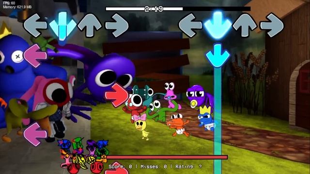 New Rainbow Friends Vs New Baby Rainbow Friends ? Friday Night Funkin' (Roblox Rainbow Friends) смотреть онлайн