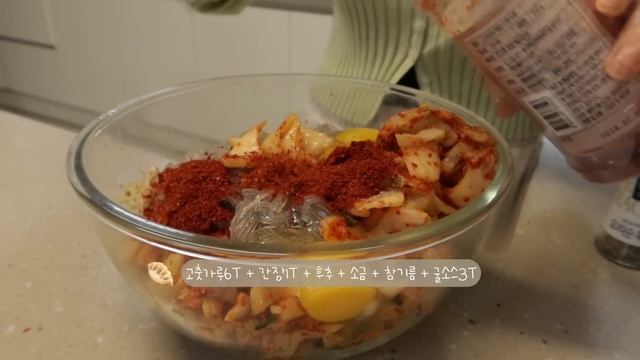 Vlog | 매콤한 쭈꾸미볶음, 추석맞이 ? 모듬전 만들고 야식으로 마라 엽떡 ❤️? 칼칼한 순두부찌개, 불고기 김밥 만들고 후식으로 츄러스 먹는 추석 연휴 일상