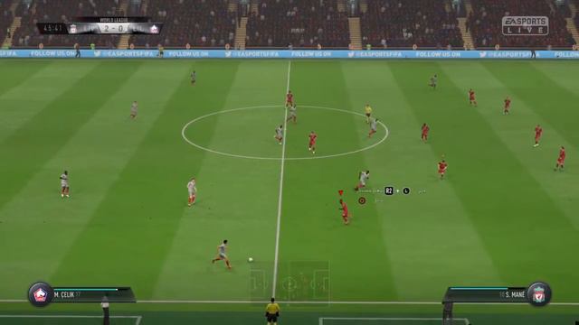 FIFA 19 WORLD LEAGUE LIVERPOOL V.s LILLE QUARTER FINAL MATCH 1
