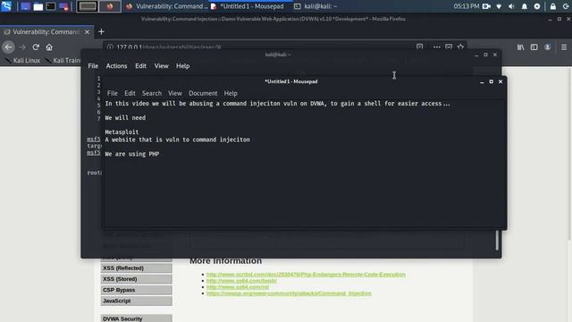 Command Injection into reverse shell смотреть онлайн