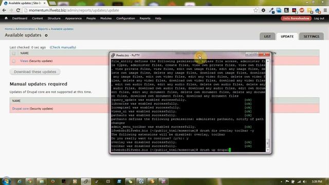 Drupal Installation via Drush and Bootstap Setup смотреть онлайн