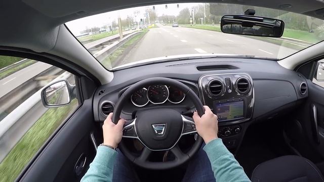 2018 Dacia Logan MCV TCe 90 - POV Test Drive (no talking, pure driving) смотреть онлайн