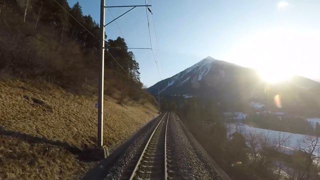 UNESCO World Heritage Railway - Cab Ride Fom CHUR To ST. MORITZ