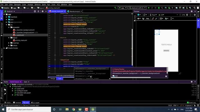 Como dar clic a TextView, Button e ImageView Android y Kotlin смотреть онлайн