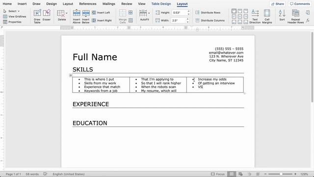 How to Make an Easy Resume in Microsoft Word (latest) смотреть онлайн