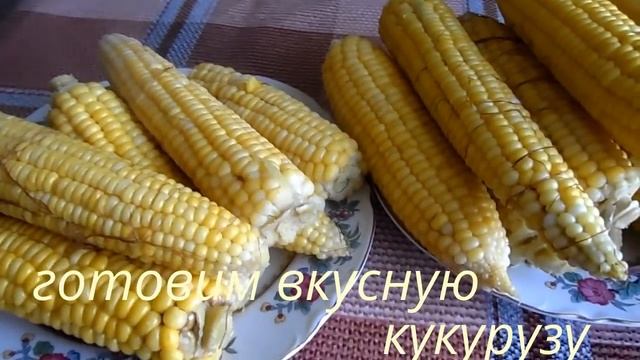 Кукуруза. Рецепт.Сладкая кукуруза. Как варить кукурузу. Готовим дома. смотреть онлайн