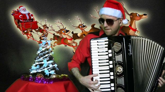Christmas Song - JINGLE BELLS - Accordion смотреть онлайн