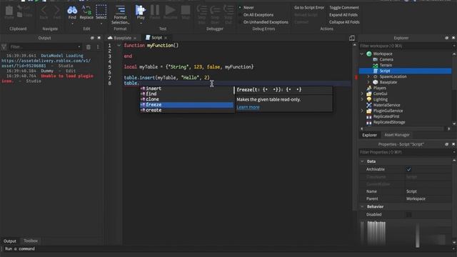 How to use Tables / Dictionaries in Roblox Lua смотреть онлайн