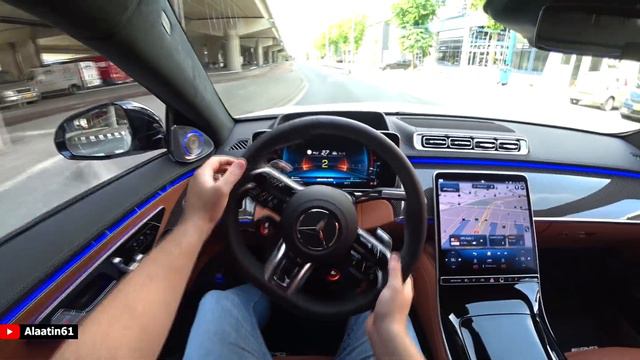 The New Mercedes S Class AMG S63 E-Performance 2024 Test Drive смотреть онлайн