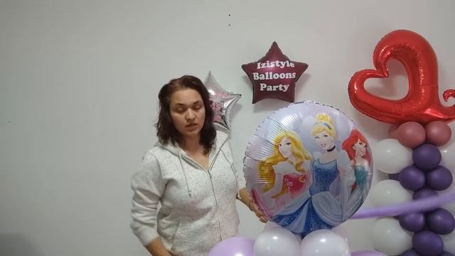 Делаем подарок из воздушных шаров с принцессами в полевых условиях смотреть онлайн