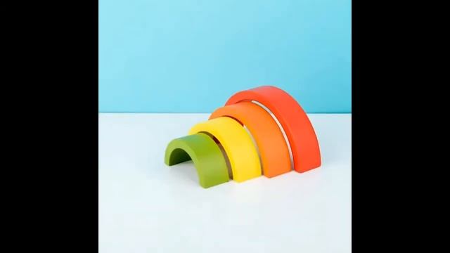 Деревянная игрушка Радуга ◕‿◕ Развивающая игрушка для малышей ★ Сортер для детей ★ Детская игрушка смотреть онлайн