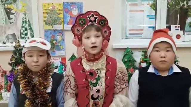Новогоднее поздравление от обучающихся 3 