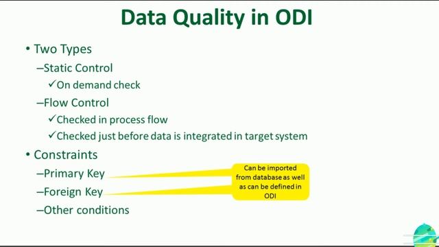 ODI 12C Data Quality Control смотреть онлайн