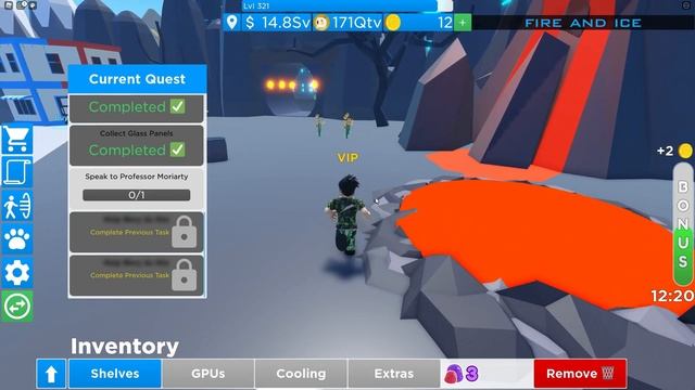 Quest 27, Level 310 - Moriarty's done it again! - Roblox Dogecoin Mining Tycoon walk through смотреть онлайн
