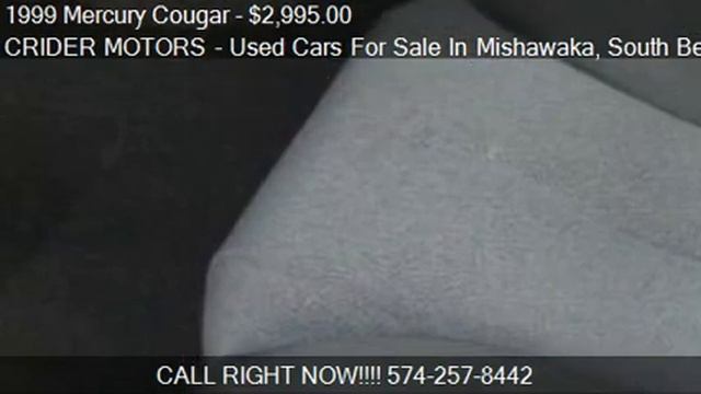 1999 Mercury Cougar V6 - for sale in Mishawaka, IN 46545 смотреть онлайн