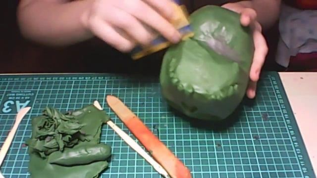 Сделать череп своими руками. Часть 2. смотреть онлайн