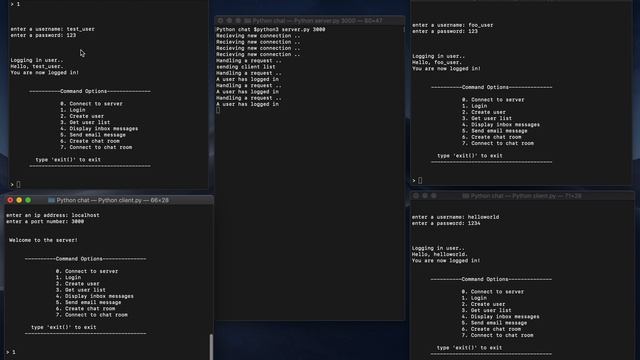 Python Chat Room Program смотреть онлайн