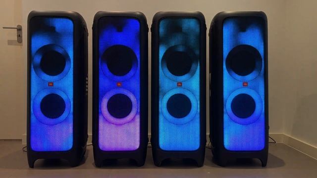 4x Jbl Partybox 1000 Bass test! смотреть онлайн