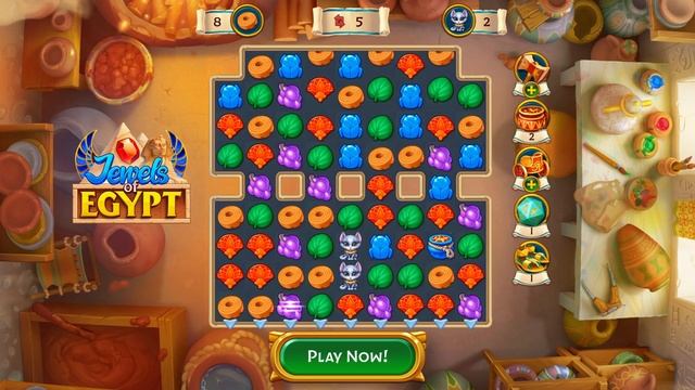 Jewels of Egypt®: Match Game, June 2020 смотреть онлайн