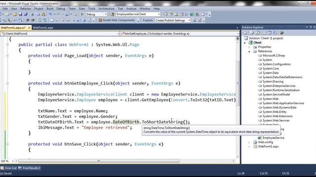 Part 6 WCF DataContract and DataMember смотреть онлайн