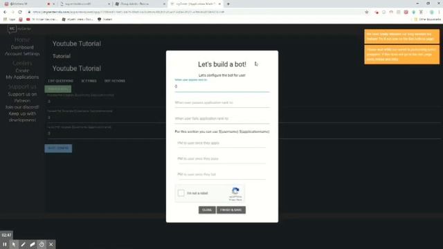myCenter || How to make a ranking bot for your application center. || 2019 смотреть онлайн