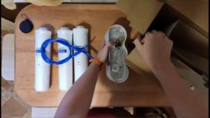 Распаковка - Фильтр питьевой воды Аквафор Кристалл А (для жесткой воды)