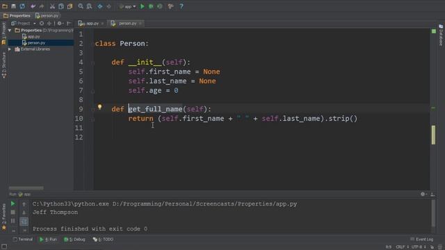 Part 5: Properties - Python for the CSharp developer series смотреть онлайн