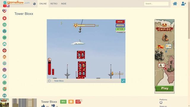 Tower Bloxx (Flash) - Let's Play 1001 Games - Episode 731 смотреть онлайн