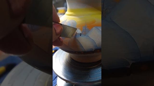 процесс росписи вазы смотреть онлайн