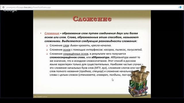 Русский язык 10 класс 17 неделя Способы словообразования смотреть онлайн