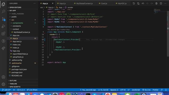 Hướng dẫn sử dụng context trong reactjs class component смотреть онлайн